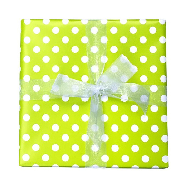 Spot Wrap Citrus Green