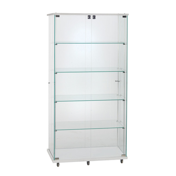 Display Cabinet Budget White Large