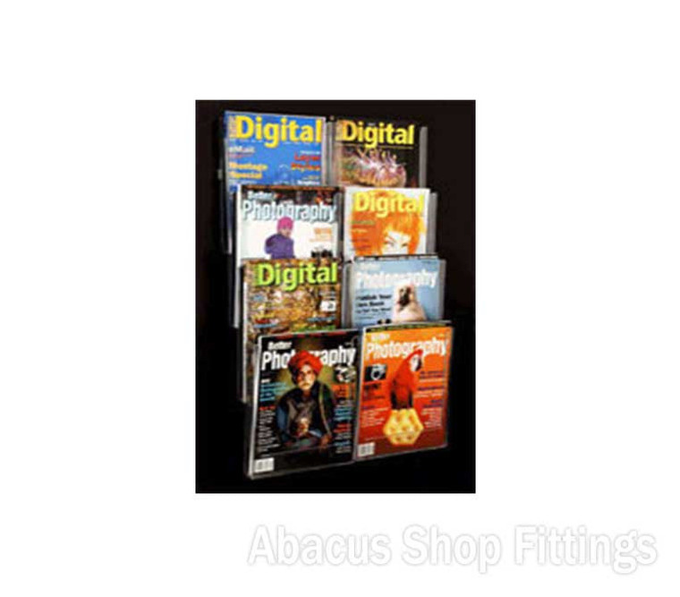 BROCHURE WALL DISPLAY - 8 A4 HOLDERS