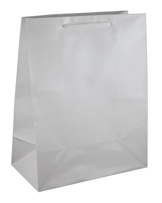 Laminated Gloss Michelle White Paper Bag