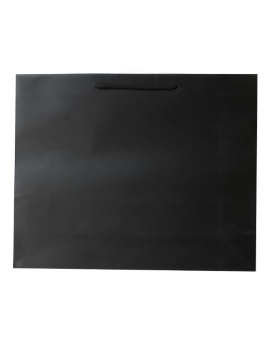Laminated Matte Madison Black Paper Bag