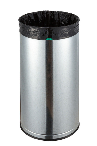 Rubbish Bin Black Dome 55lt Indoor or Outdoor