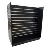Slatwall Gondola Black with Castors
