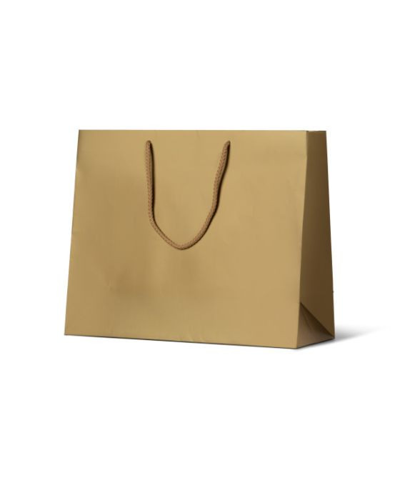 Laminated Matte Madison Gold Paper Bag