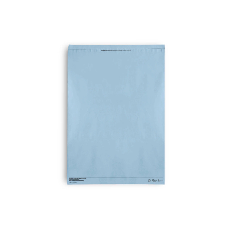 Extra Large Recycled Plastic Mailing Satchel-Blue