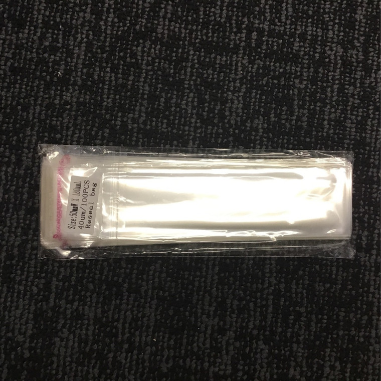 Resealable Cello Bag 50mm x 180mm 100pc
