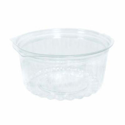 Shobowl 8oz Flat Hinged Lid Sleeve of 50