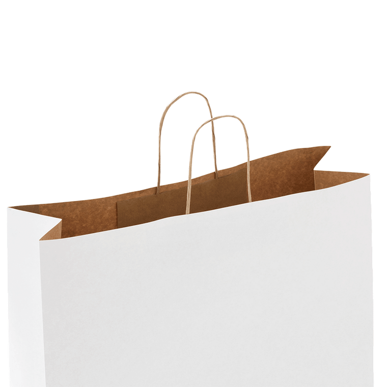 Duo Kraft / White # 18 Sydney Bag     Pack of 50