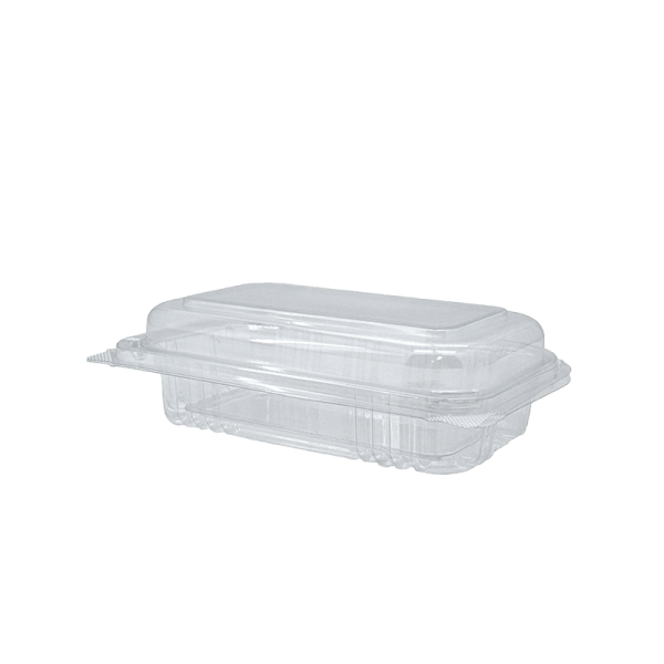 RPET Salad Pack Clear Hinged Large  200 x 130 x 55      Pk 50