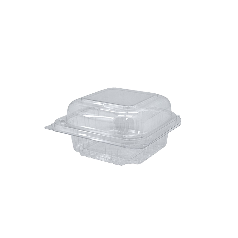 RPET Burger Pack Clear Hinged 135 x 140 x 55      Pk 50