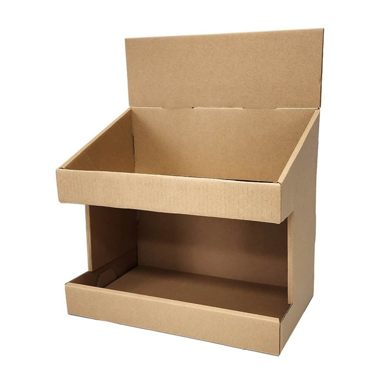 Cardboard Benchtop Counter Display 2 TYier