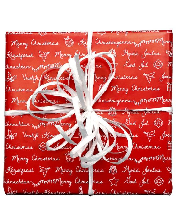 Script Wrap Red