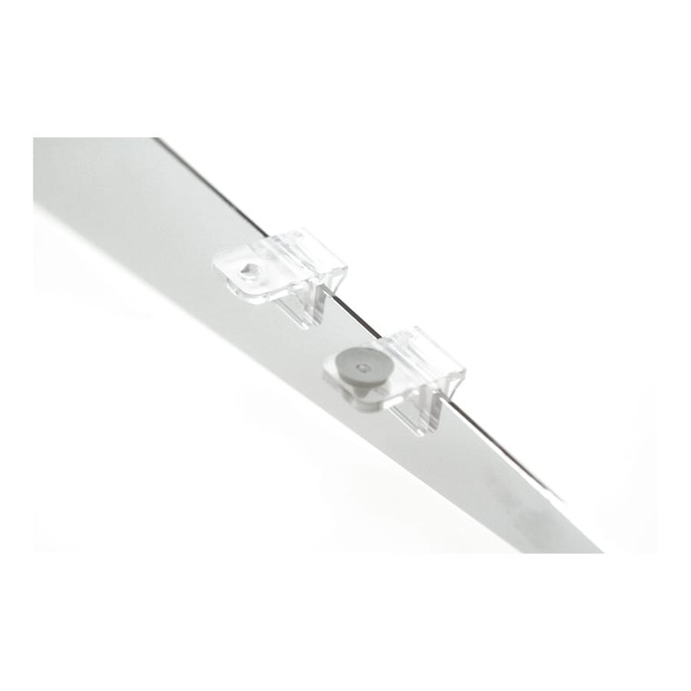 Recommend Grommets and shelf clips for support