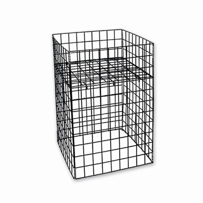Wire Dump Bin Large White Collapsible