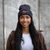 Tomahawk beanie on woman