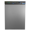 Shel Lab refrigerated incubator with silver metal body and top control panel.