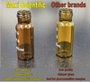 VialMAX 2mL Amber Autosampler Vials with Writing Area and Fused 300uL Limited-volume Insert, case of 1000 vials (10 packs of 100)