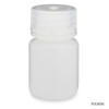 Bottle, Wide Mouth, HDPE Bottle, Attached PP Screw Cap, 30mL, 12/Pack