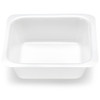 Weigh Boat, Square with Square Bottom, Antistatic, PS, White, 100mL, 500/cs
