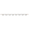 0.2mL 8-Strip Flat Caps, No Tubes, Optically-Clear for qPCR, 125/pk