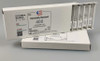 Two open white boxes of 4E's 400 mOsm/kg osmolality standard glass ampoules.