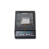 Labnet digital single-block dry bath in dark gray with a clear lid and digital control panel.