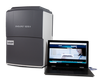 Labnet Enduro GDS II gel documentation system next to an open laptop connected via USB.