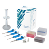 Labnet Biopette Plus starter kit with four blue pipettors, carousel stand, and tip racks.