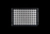 0.1ml 96 well Robotic PCR plate, Half-skirted, Clear Frame, White Wells, for Roche, 10/pk, 50/cs 0.1ml 96 well Robotic PCR plate, Half-skirted, Clear Frame, White Wells, for Roche, 10/pk, 50/cs