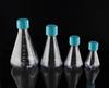 500 mL PC Conical Erlenmeyer Flasks, with Baffles, Vent Filter Caps, Sterile,1/pk, 12/cs
