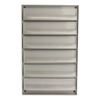 Front view of a gray ABS 4E's tissue cassette storage cabinet with six stacked drawers.