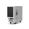 White 4E's ultraviolet laser slide printer with dual hoppers, touchscreen, and side loading bay.