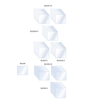 Hoefer Rectangular Glass Plates, 10 x 10.5 cm for miniVE™, SE260, and SE250 - 5 pcs