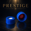 VialMAX™ PRESTIGE™ Screw-caps for 2mL Autosampler Vials, BLUE, Case of 1000 (10 packs of 100)