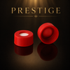 VialMAX™ PRESTIGE™ Screw-caps for 2mL Autosampler Vials, RED, Case of 1000 (10 packs of 100)