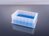 Reservoir microplates without lids, single well, 12 channel troughs, medium profile 44.5mm height, 290ml, Sterile, 10/pk, 50/cs Reservoir microplates without lids, single well, 12 channel troughs, medium profile 44.5mm height, 290ml, Sterile, 10/pk, 50/cs