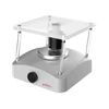 Silver and white 4E's analog 3D rocker with a clear platform and black control knob.