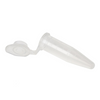 2.0mL microcentrifuge tubes, Clip Cap, Non-sterile, Low retention, clear, 250 per pack