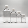 250ml PETG square media bottle, sterile, 24 bottles per pack
