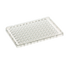 Semi-Skirt Raised Rim FAST Low Profile Fast 96-Well PCR Plate, Clear, 10 per pack