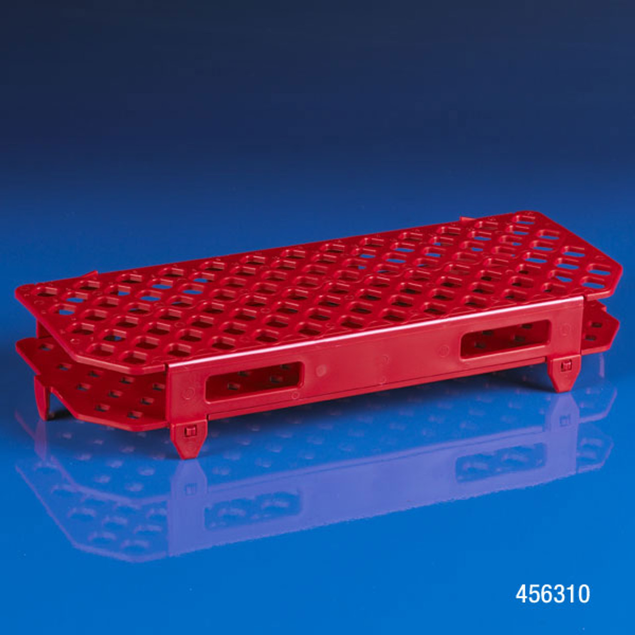 Snap-N-Rack Tube Rack for 1.5mL and 2.0mL Microcentrifuge Tube, 100-Place, PP, Red Snap-N-Rack Tube Rack for 1.5mL and 2.0mL Microcentrifuge Tube, 100-Place, PP, Red
