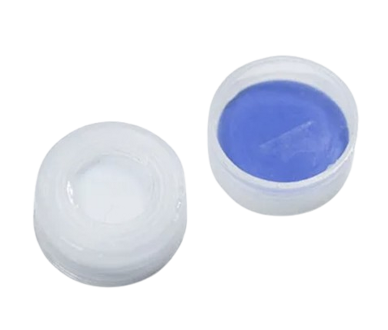 VialMAX 11mm Snap Caps, Blue PTFE/white Silicone with PRE-SLIT Septa, 1000/cs