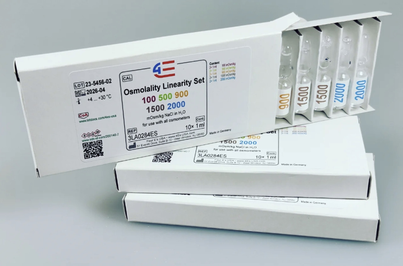 Osmometer Calibration Standard, OSMO LIN SET 100-2000 MOSM 1ML AMP BX10