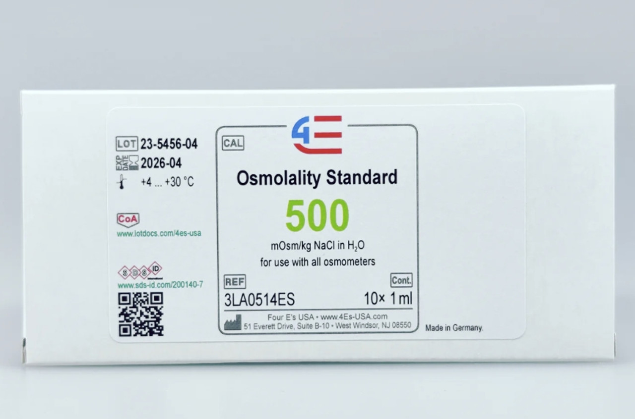 Osmometer Calibration Standard, 500 MOSM/KG H2O CAL STD 1ML AMP BX10