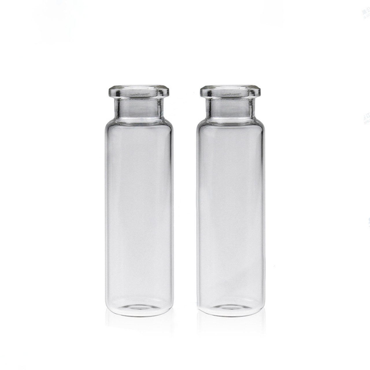 VialMAX 20mL Crimp-top Headspace Vials (23 x 75mm), FLAT Bottom, case of 800 (8 packs of 100)