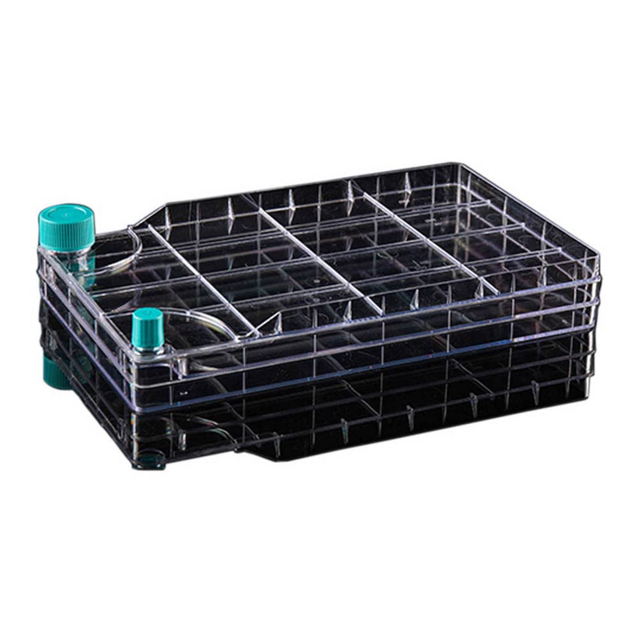 Nest BioFactory 5 Chamber, 1 Wide Plug Seal Cap + 1 Narrow Plug Seal Cap, Total culture area: 3175cm2, TC, Sterile, 1/pk, 4/cs (with 4 sterile wide vent caps and 4 sterile narrow vent caps included separately)