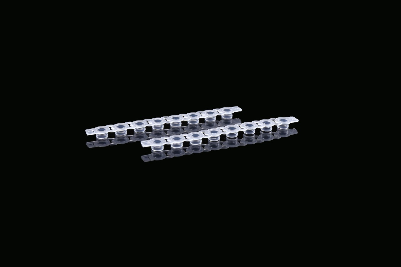 Flat 8-strip Caps, Non-sterile, 125/pk, 1250/cs