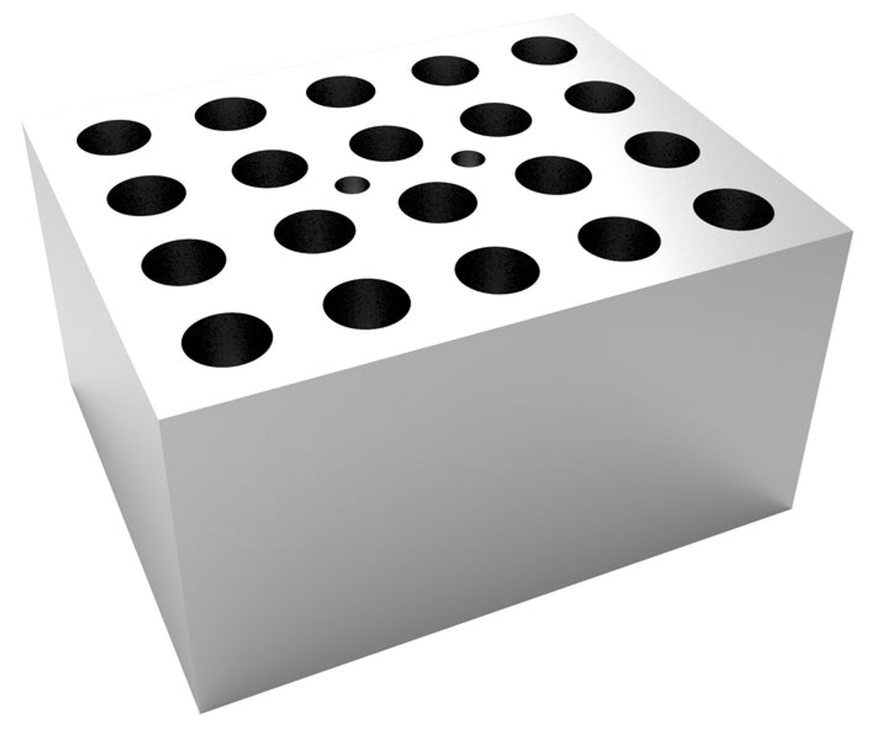Single Block, Corning tubes,  20 x 2.0ml, Φ10.9mm x 38.1mm - Dry Bath Incubator Blocks and Accessories