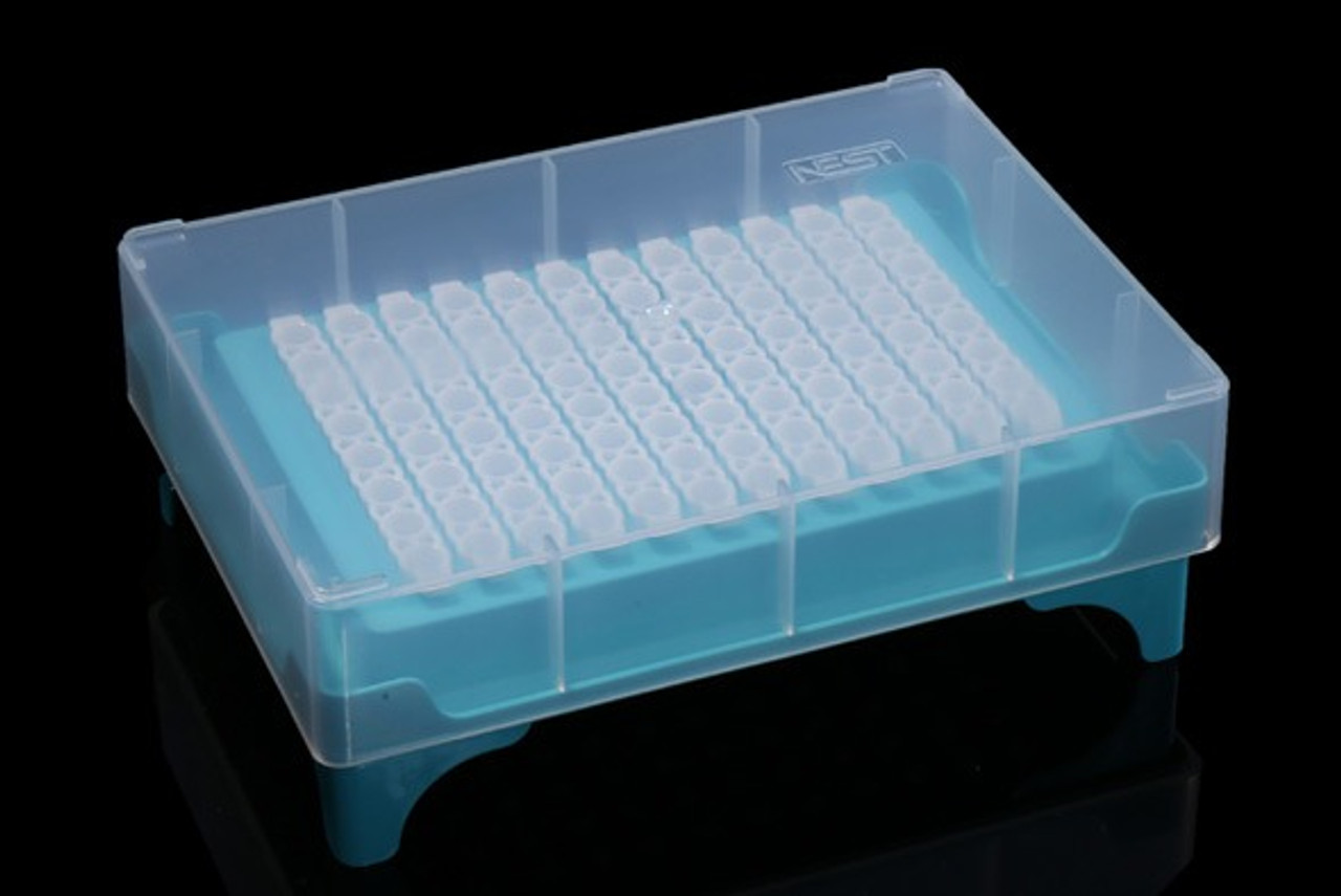 PCR Tube Rack, 96 well (8*12), individual cap, 5/pk, 25/cs PCR Tube Rack, 96 well (8*12), individual cap, 5/pk, 25/cs