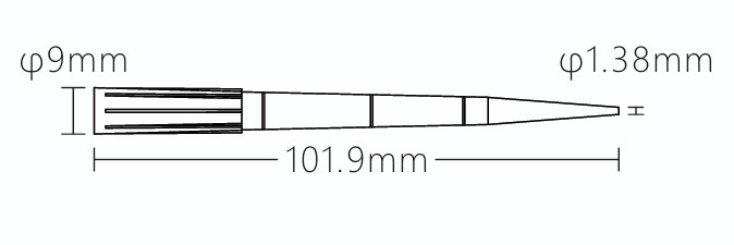 RecoverMAX  100-1250uL XL Non-Filtered Pipette Tips - Sterile, Low Retention, RNase/DNase-Free, Racked, Batch-Consistent (4800/case)